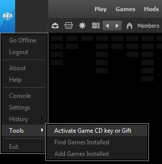 Activate Game CD Key or Gift